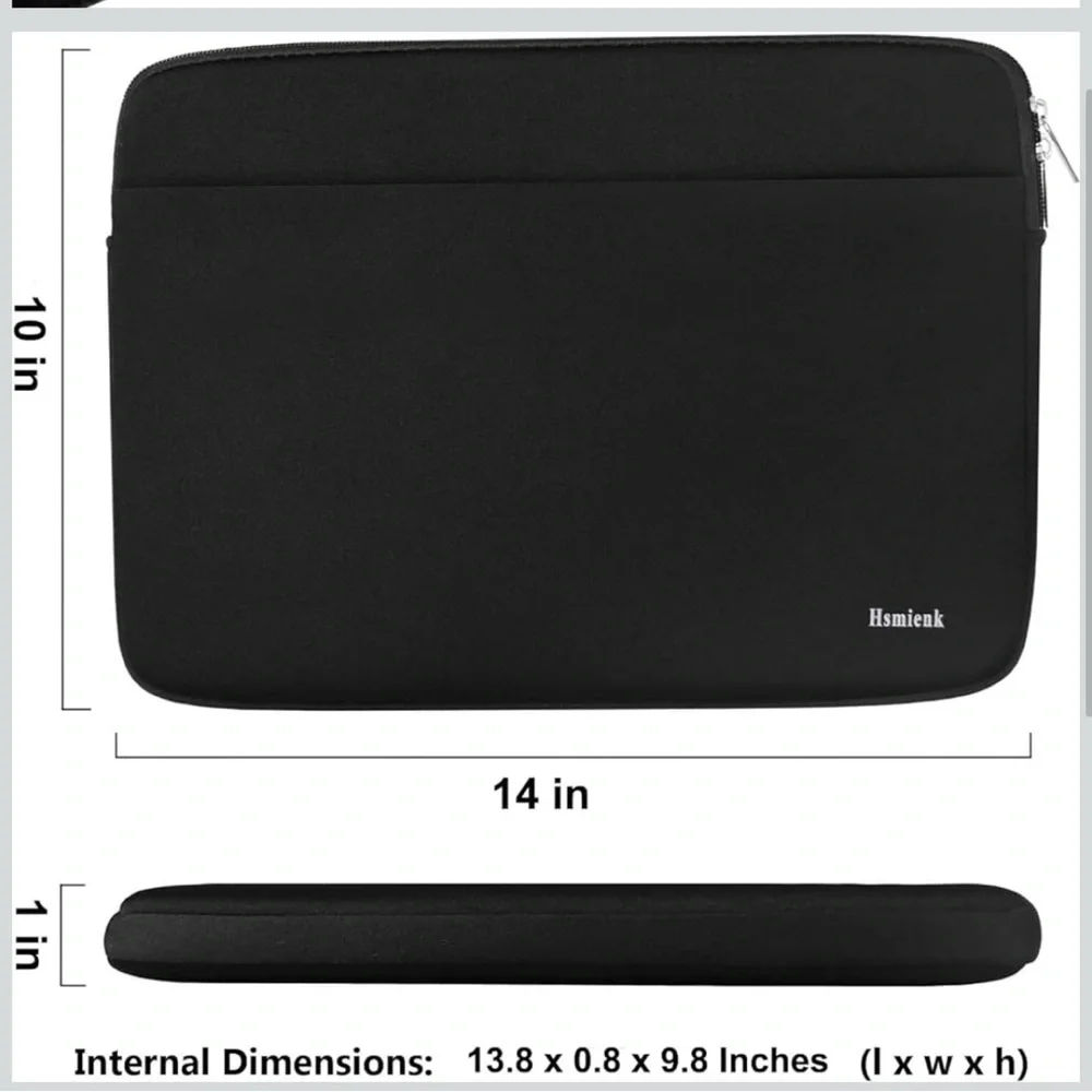 Laptop Case 14” Shock Proof Protective Notebook Cover Bag